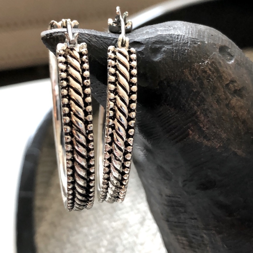 Brighton silver hoops